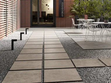 L2 LIME L2 CENDRE L2 - Porcelain stoneware outdoor floor tiles _ LEA CERAMICHE